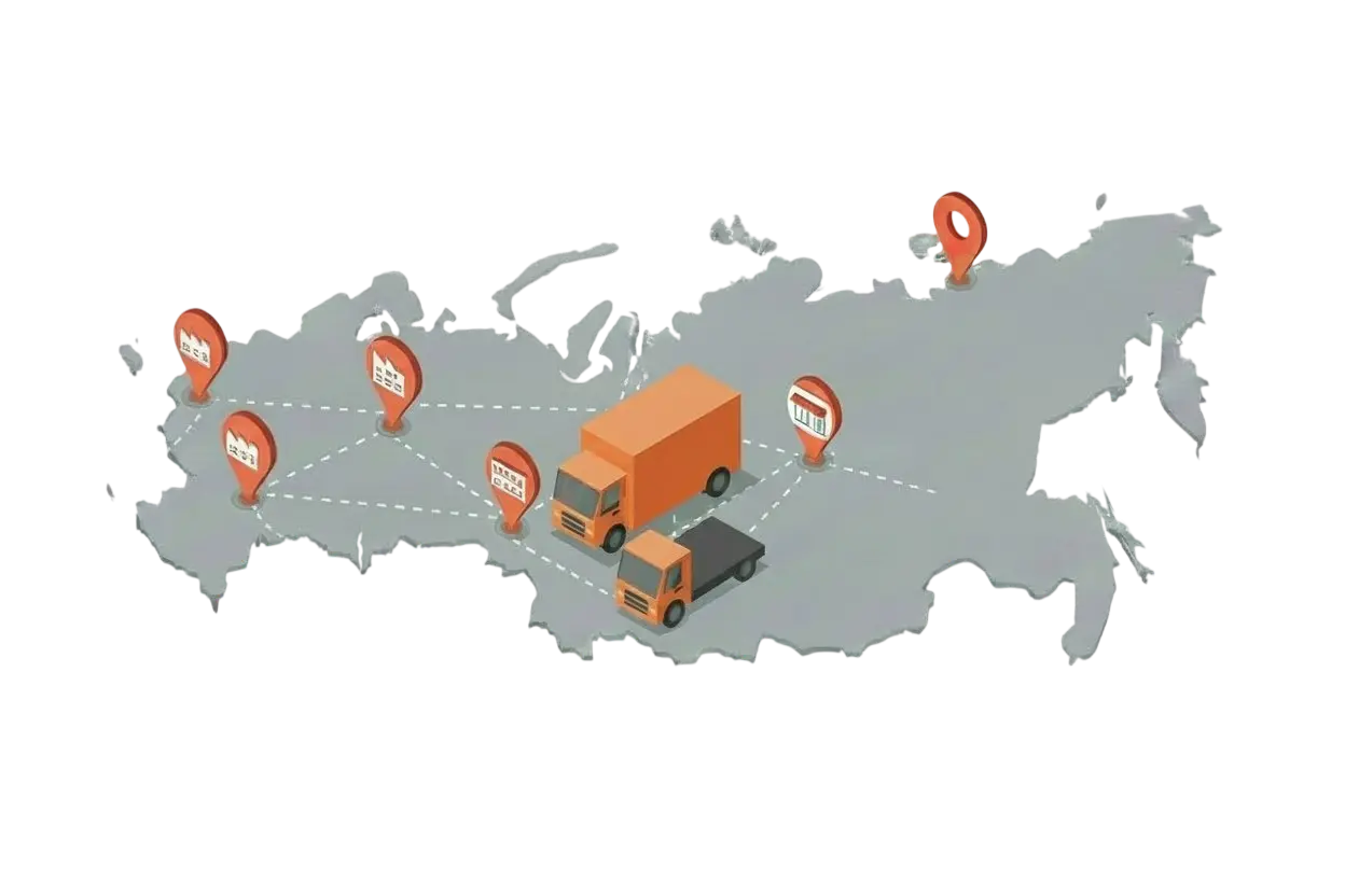 Доставка груза в строймаркеты из Читы