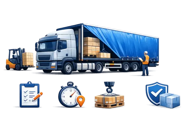 Перевозки тентовыми фурами из Читы